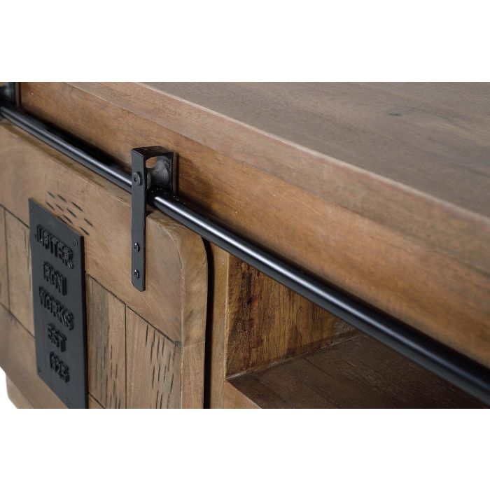 Giner y Colomer Mueble TV Industrial en Madera de Mango con 2 Puertas y Cajón 3 Giner y Colomer Mueble TV Industrial en Madera de Mango con 2 Puertas y Cajón 3