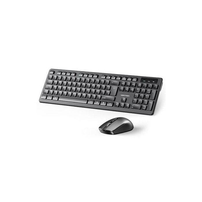 Teclado y Ratón Inalámbricos Vention Combo KTDB0-ES/ Negro