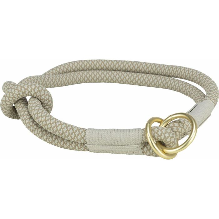 Collar de Adiestramiento para Perros Trixie Soft Rope Gris Gris claro L 50 cm