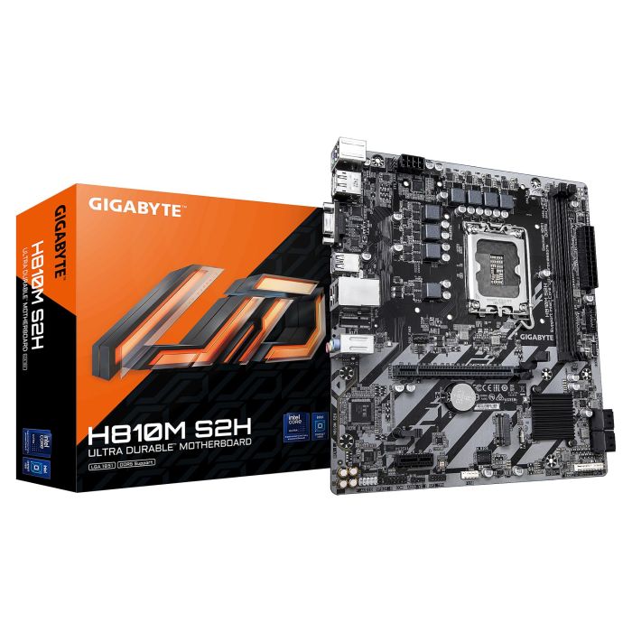 Gigabyte Placa Base H810M S2H Socket 1851 DDR5 PCIe 4.0 Micro ATX 9MH81MSH-00-G10 0 Gigabyte Placa Base H810M S2H Socket 1851 DDR5 PCIe 4.0 Micro ATX 9MH81MSH-00-G10 0