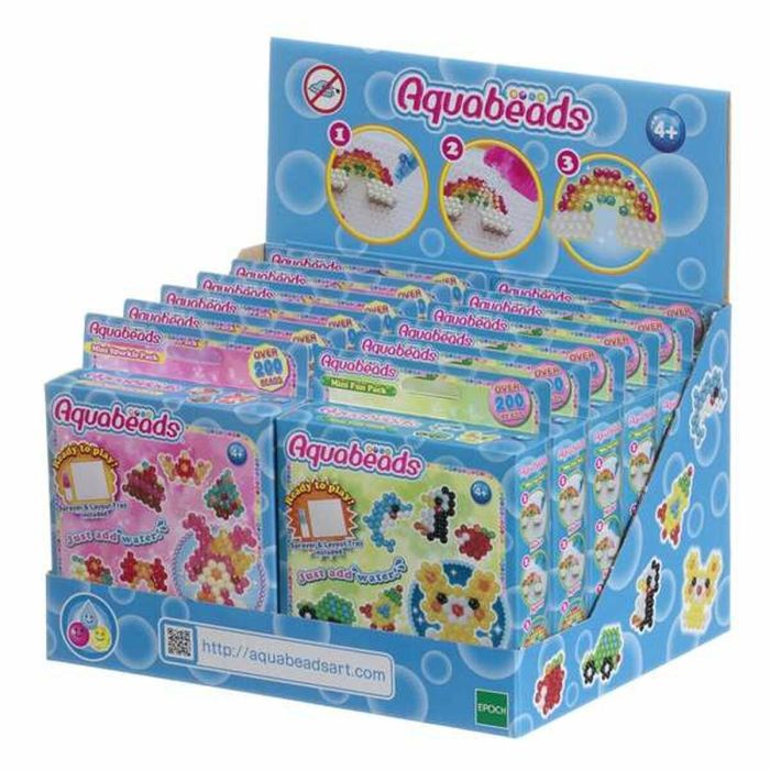 Minipacks aquabeads con dos opciones de sets con más de 200 abalorios, pulverizador y plantillas. - modelos surtidos Minipacks aquabeads con dos opciones de sets con más de 200 abalorios, pulverizador y plantillas. - modelos surtidos