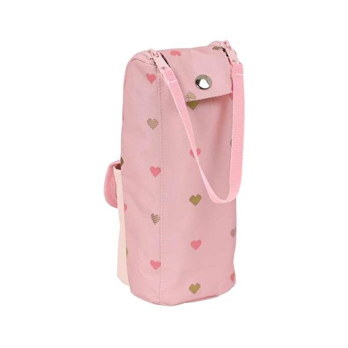 Estuche Escolar Glow Lab Hearts Rosa (6 x 21 x 6 cm) 1