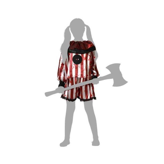 Disfraz de Payasa Divertido para Niña 5-6 Años, Conjunto de Camiseta Roja y Pantalón – Ideal para Halloween, Circo y Fiestas Infantiles 4 Disfraz de Payasa Divertido para Niña 5-6 Años, Conjunto de Camiseta Roja y Pantalón – Ideal para Halloween, Circo y Fiestas Infantiles 4