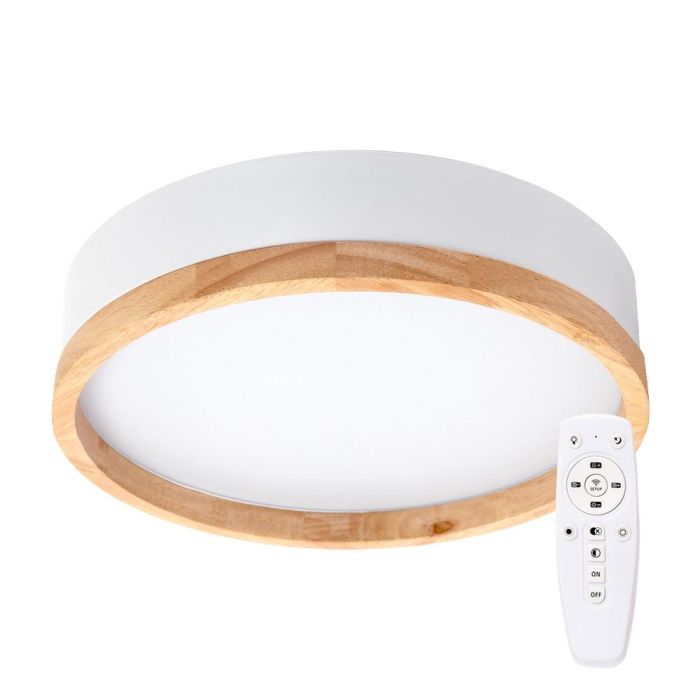 Plafón LED 27W 2.700Lm Redondo BiColor "Maria" CCT Tonalidad Luz Regulable 40.000H [HO-CCT-LED05]