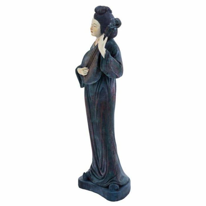 Figura Decorativa Alexandra House Living Poliresina Oriental Música 16 x 60 x 21 cm 3