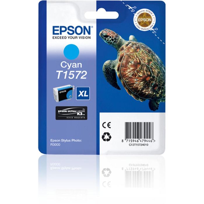 Cartucho de Tinta Original Epson Stylus Photo R3000 Azul Cian