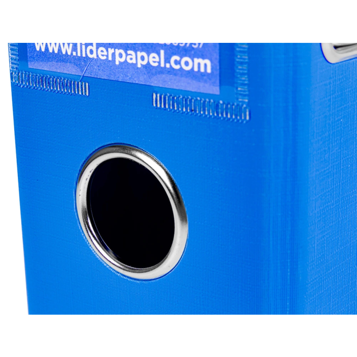 Liderpapel Documenta Archivador de Palanca A4 Forrado PVC con Rado Lomo 75mm Azul, Cartón, 2/75 mm, Dimensiones 80x320x290 mm 5