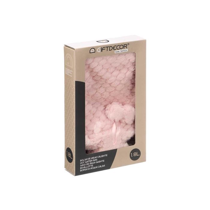 Bolsa Agua 1.8L Funda Pelo Rosa Giftdecor 22X35CM (12 Unidades) 1 Bolsa Agua 1.8L Funda Pelo Rosa Giftdecor 22X35CM (12 Unidades) 1