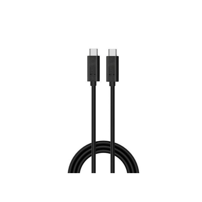 Ewent EC1046 Cable USB-C a USB-C 3.2 Gen 2, 20Gbps, 100W Power Delivery, Video 4K, 1 metro, Negro