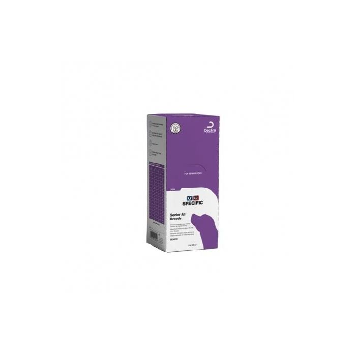 Dechra Specific Senior All Breeds Comida Húmeda para Perros Mayores, 6 Tarrinas de 300 gr Dechra Specific Senior All Breeds Comida Húmeda para Perros Mayores, 6 Tarrinas de 300 gr