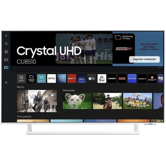 Samsung 43CU8510 - Televisor LED 43 (109 cm) - 4K UHD 3840x2160 - HDR - Smart TV - Centro de juegos - 3xHDMI - Wi-Fi Samsung 43CU8510 - Televisor LED 43 (109 cm) - 4K UHD 3840x2160 - HDR - Smart TV - Centro de juegos - 3xHDMI - Wi-Fi