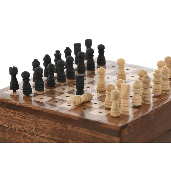 Juegos Home ESPRIT Madera 13 x 12 x 8 cm 2