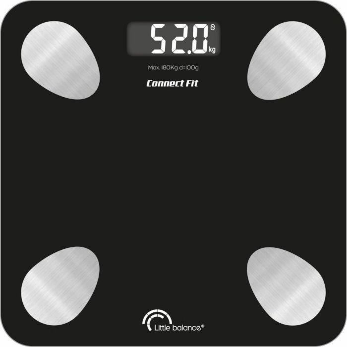 Báscula Digital de Baño Little Balance 8685 Negro 180 kg 1 Báscula Digital de Baño Little Balance 8685 Negro 180 kg 1