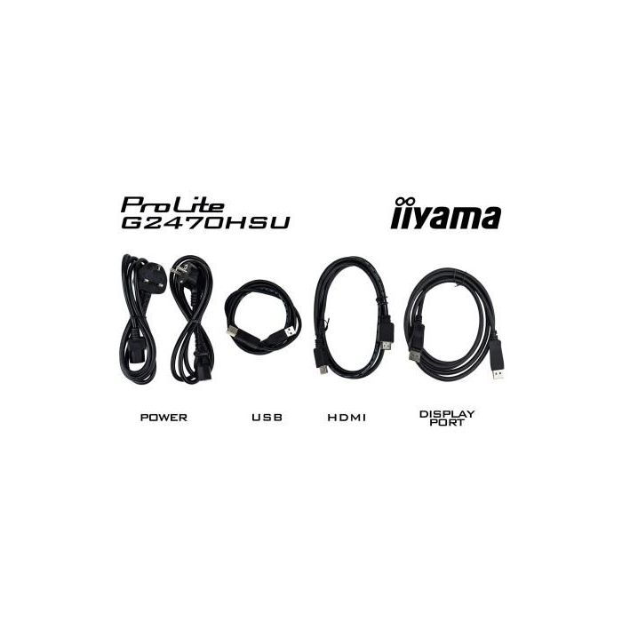Iiyama G2470HSU-B6 Monitor 24" IPS 180Hz 0.2ms Full HD Negro con 4x USB 3.2 12