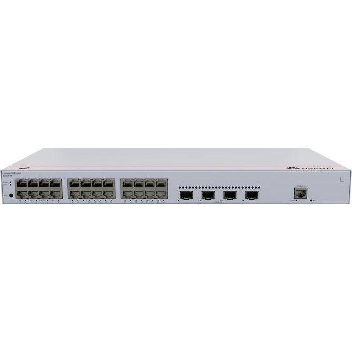 HUAWEI eKit Switch Engine S220 Series 24 GE/1000BASE-T, 4 10GE SFP+ Puertos, Alimentación AC Incorporada SOHO/SMB