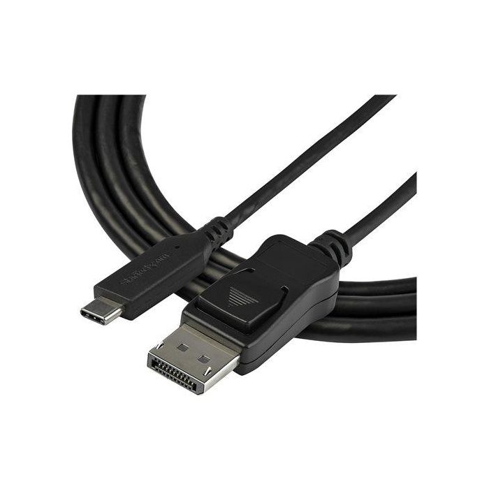 StarTech.com CDP2DP141MB Cable USB-C a DisplayPort 1.4, Adaptador Vídeo 8K 30Hz, Thunderbolt 3, 1m Negro 2