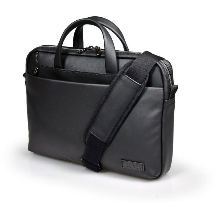 PORT Designs Maletín Zurich Toploading TL 35.6-39.6cm (14-15.6") para Portátil 15", Poliéster/Cuero Sintético, Negro 2 PORT Designs Maletín Zurich Toploading TL 35.6-39.6cm (14-15.6") para Portátil 15", Poliéster/Cuero Sintético, Negro 2
