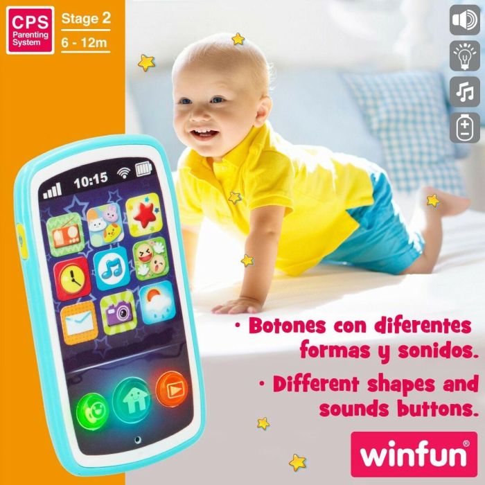 Teléfono de Juguete Winfun 7,5 x 14 x 2 cm (6 Unidades) 3 Teléfono de Juguete Winfun 7,5 x 14 x 2 cm (6 Unidades) 3