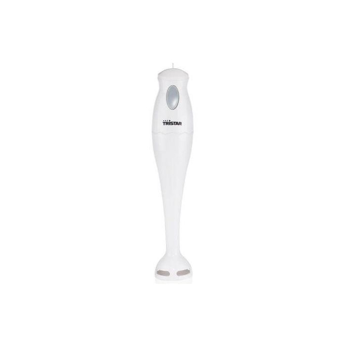 Tristar MX-4150 Batidora de mano 170W con cuchillas de acero inoxidable, 1 velocidad, gancho para colgar. Ideal para batidos, sopas y salsas, blanca. 0 Tristar MX-4150 Batidora de mano 170W con cuchillas de acero inoxidable, 1 velocidad, gancho para colgar. Ideal para batidos, sopas y salsas, blanca. 0
