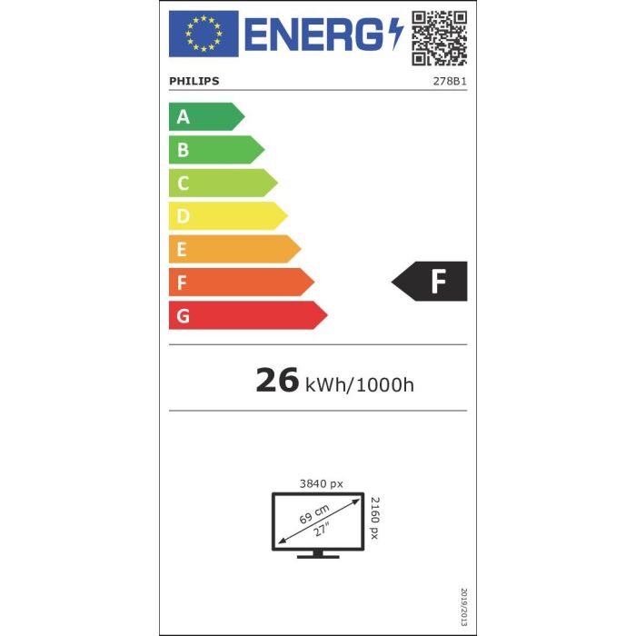 Philips 278B1/00 Monitor 27 Pulgadas / 68.6 cm 4K Ultra HD (3840x2160) IPS 4ms, 2xHDMI 2.0, DisplayPort 1.2, USB Hub, Altavoces, Ajuste Ergonómico, TUV Eye Comfort Philips 278B1/00 Monitor 27 Pulgadas / 68.6 cm 4K Ultra HD (3840x2160) IPS 4ms, 2xHDMI 2.0, DisplayPort 1.2, USB Hub, Altavoces, Ajuste Ergonómico, TUV Eye Comfort