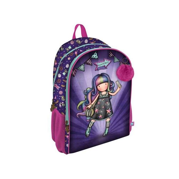 Mochila Escolar Gorjuss Up and away Morado 31.5 x 40 x 22.5 cm