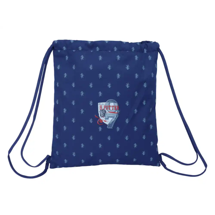 Bolsa Mochila con Cuerdas Harry Potter Captain Azul marino 35 x 40 x 1 cm 1