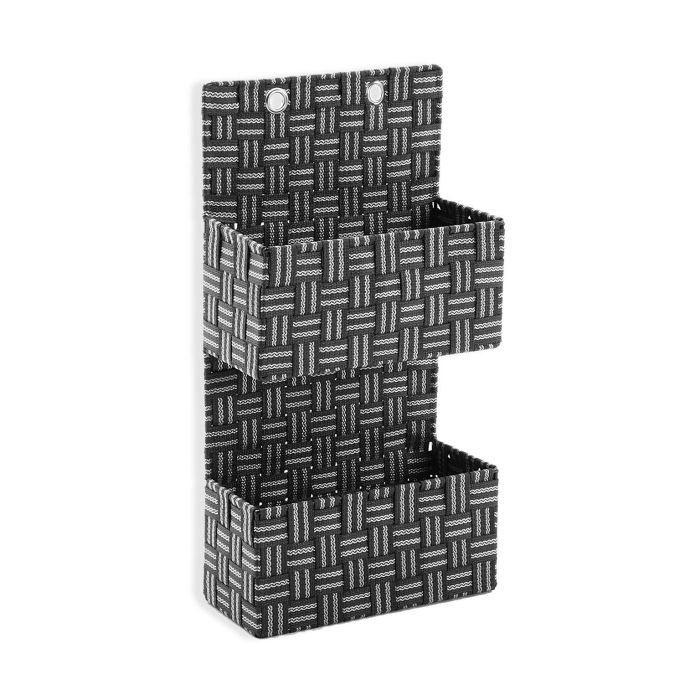 Cesta Doble De Colgar Gris Os Versa 11X48CM (2 Unidades) Cesta Doble De Colgar Gris Os Versa 11X48CM (2 Unidades)