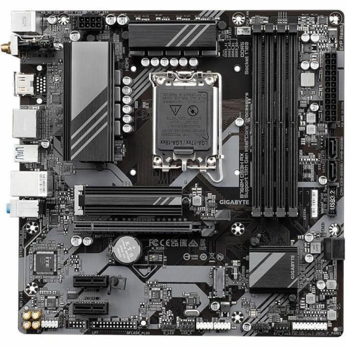 Gigabyte B760M DS3H AX Placa Base mATX LGA 1700 DDR5 Wi-Fi 6E 2.5GbE para Intel Core 14ª Gen 21 Gigabyte B760M DS3H AX Placa Base mATX LGA 1700 DDR5 Wi-Fi 6E 2.5GbE para Intel Core 14ª Gen 21