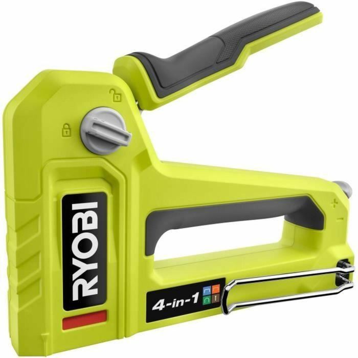 Ryobi RYO4892210236159 Grapadora clavadora 4 en 1 compatible con grapas T50, T25 (14mm), JT21 (10mm) y puntas 18G (15.8mm) 0 Ryobi RYO4892210236159 Grapadora clavadora 4 en 1 compatible con grapas T50, T25 (14mm), JT21 (10mm) y puntas 18G (15.8mm) 0