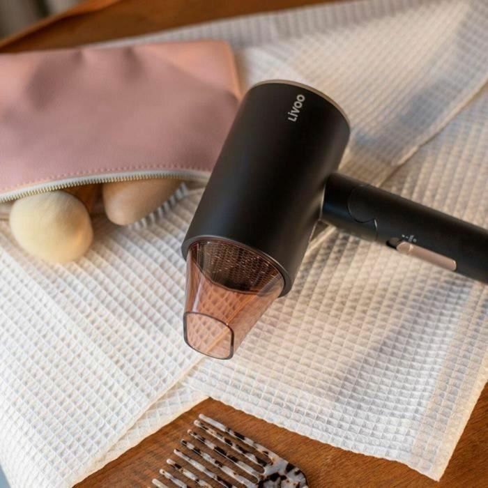 Secador de Pelo Livoo DOS173 Negro/Rosa 1600 W 1