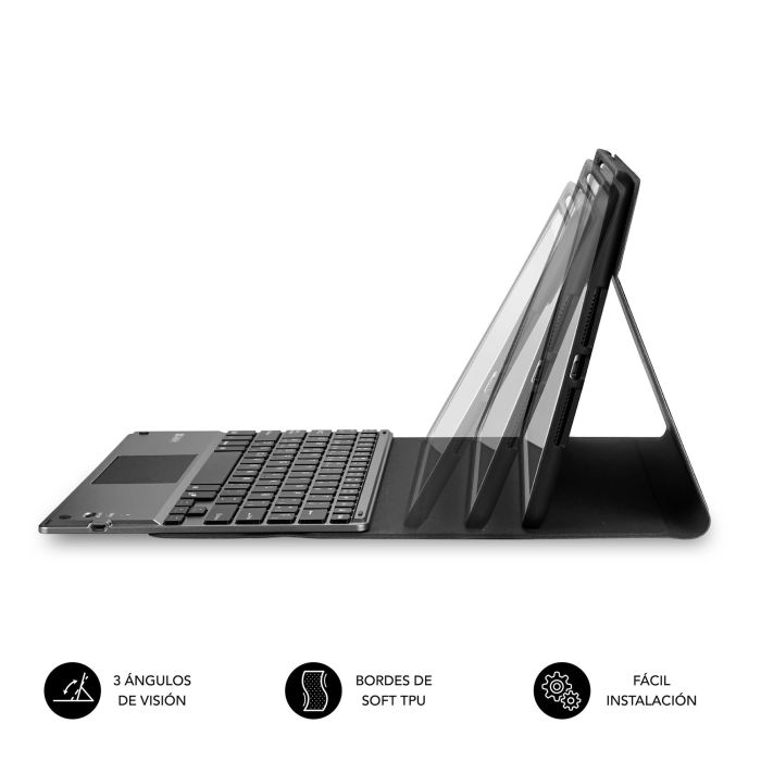 SUBBLIM Funda con Teclado Retroiluminado KEYTAB Pro BT Touchpad Ipad 10,9" 10a Gen Black 3