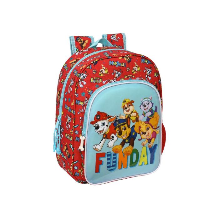 Mochila Infantil The Paw Patrol Funday Rojo Azul claro (26 x 34 x 11 cm)