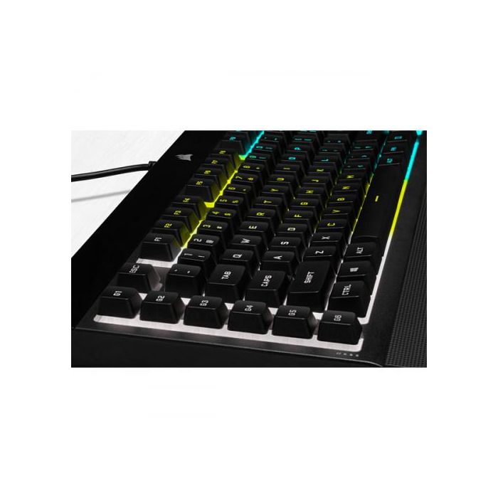 Corsair CH-9226765-ES Teclado Gaming K55 RGB PRO USB QWERTY Español Negro con Reposamuñecas y Retroiluminación LED RGB 4