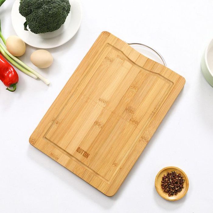 Tabla de cortar de bambú Quttin 34x24x1.5 cm (12 Unidades) 2 Tabla de cortar de bambú Quttin 34x24x1.5 cm (12 Unidades) 2
