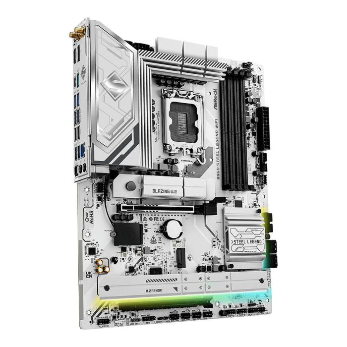 ASRock B860 Steel Legend WiFi Placa Base ATX para Intel LGA 1851, DDR5, HDMI/DP, Wi-Fi 6E, Bluetooth 5.3 3 ASRock B860 Steel Legend WiFi Placa Base ATX para Intel LGA 1851, DDR5, HDMI/DP, Wi-Fi 6E, Bluetooth 5.3 3