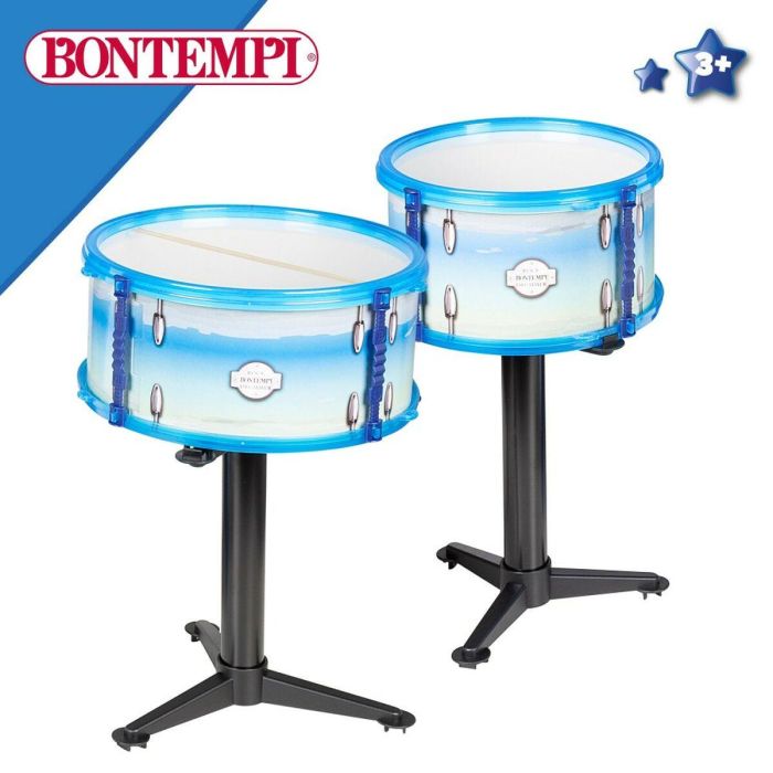 Batería Musical Bontempi Azul Plástico 85 x 68 x 65 cm (9 Piezas) (2 Unidades) 2 Batería Musical Bontempi Azul Plástico 85 x 68 x 65 cm (9 Piezas) (2 Unidades) 2