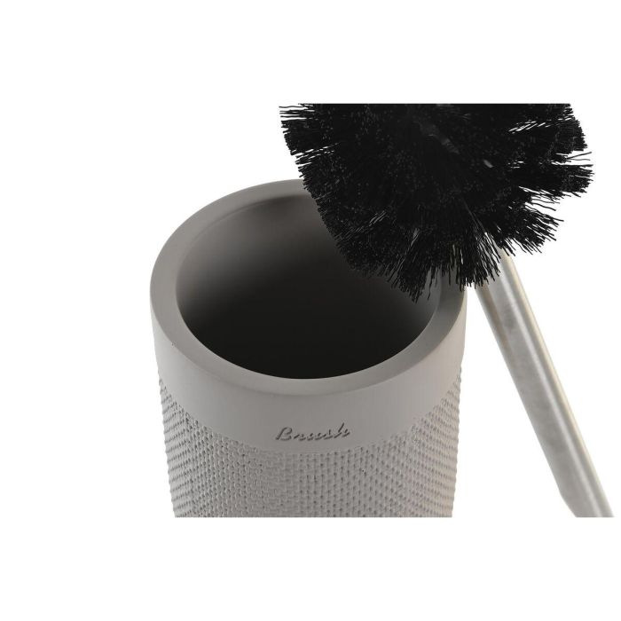 Escobilla para el Baño DKD Home Decor 10 x 10 x 37 cm Gris Cemento Acero Inoxidable 1 Escobilla para el Baño DKD Home Decor 10 x 10 x 37 cm Gris Cemento Acero Inoxidable 1