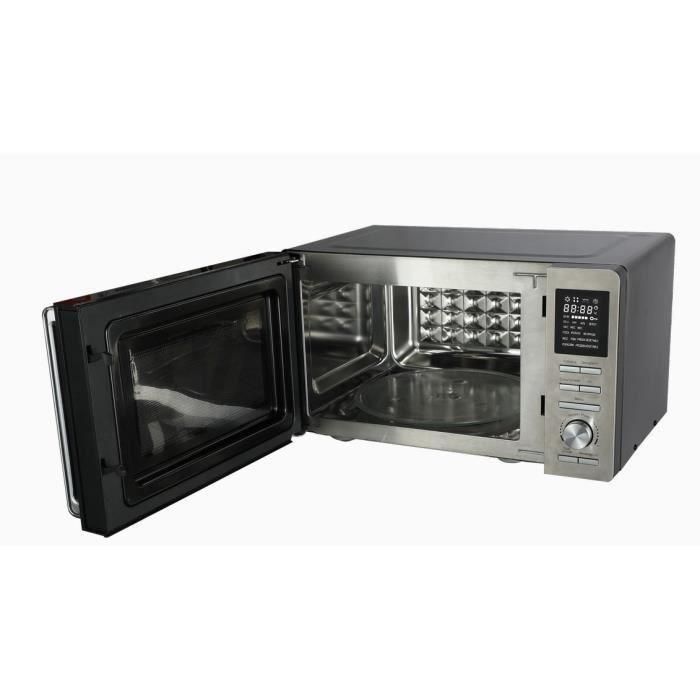Microondas combinado - Continental Edison - Cemo25SG13S3 - Plata - 25 L - Puerta de espejo - 900 W - Grill 1000 W - Convección 1000 W 3 Microondas combinado - Continental Edison - Cemo25SG13S3 - Plata - 25 L - Puerta de espejo - 900 W - Grill 1000 W - Convección 1000 W 3