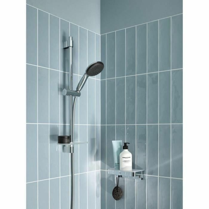 Grohe 26952001 Set de Ducha Vitalio Start 110 con Rociador 2 Chorros, Barra 60cm, Flexo y Estante - Ahorro Agua, Cromo 3