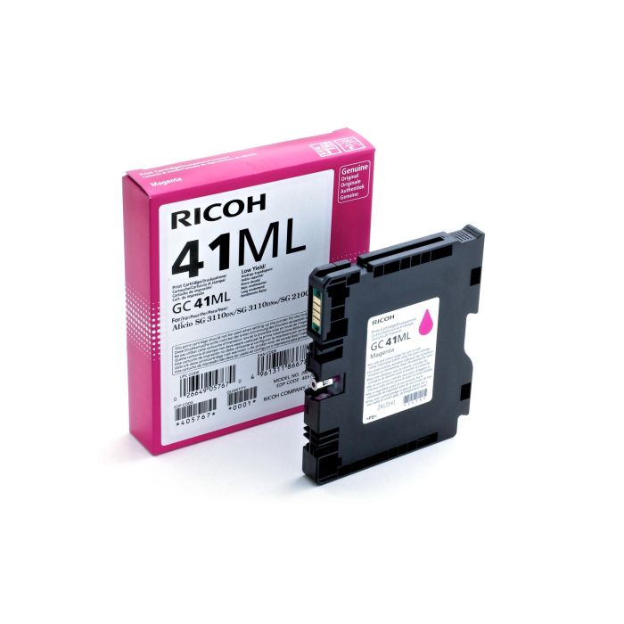 RICOH SG2100N/3110DN/3110DNW/3120B GC-41Ml Cartucho Magenta RICOH SG2100N/3110DN/3110DNW/3120B GC-41Ml Cartucho Magenta