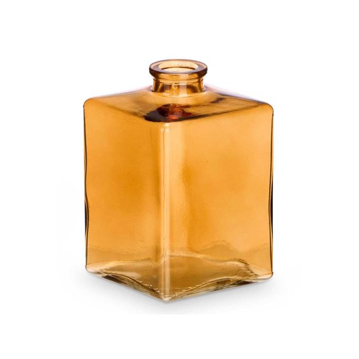 Frasco Cristal Cuadrado Ambar Giftdecor 8X12CM (12 Unidades) 1 Frasco Cristal Cuadrado Ambar Giftdecor 8X12CM (12 Unidades) 1