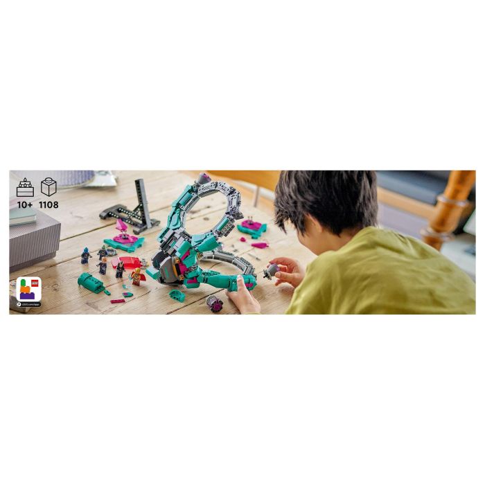 LEGO 76255 Nave de los Nuevos Guardianes Marvel Super Heroes Juego Construcción 1108 Piezas 10+ Años