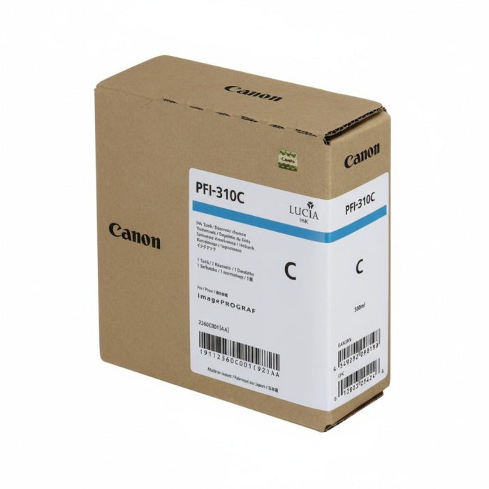 Canon Cartucho Tinta PFI-310C Cian 330ml Original