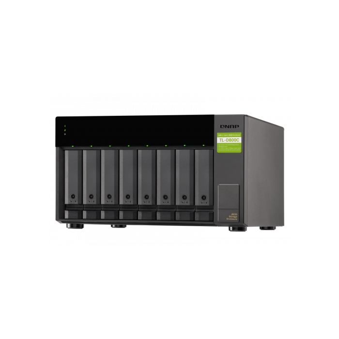 QNAP TL-D800C caja para disco duro externo Carcasa de disco duro/SSD Negro, Gris 2.5/3.5" 3 QNAP TL-D800C caja para disco duro externo Carcasa de disco duro/SSD Negro, Gris 2.5/3.5" 3