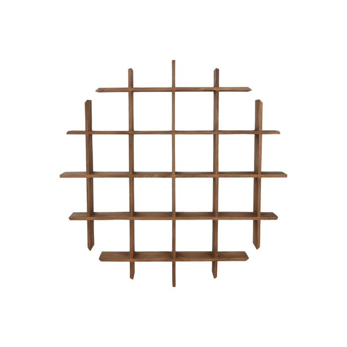 Estantería Home ESPRIT madera de teca 120 x 15 x 120 cm 0 Estantería Home ESPRIT madera de teca 120 x 15 x 120 cm 0