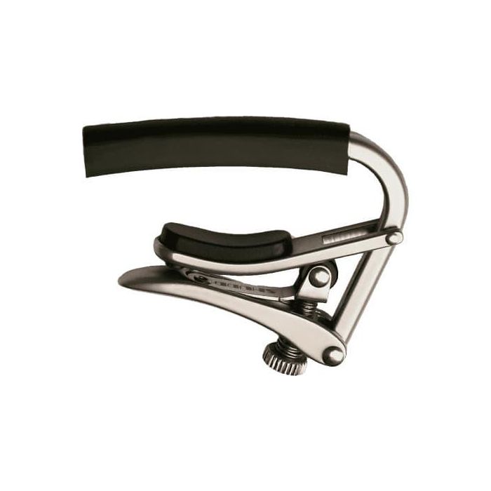 Shubb Cejilla Standard para Guitarra Acústica y Eléctrica, Níquel, Radio 184mm
