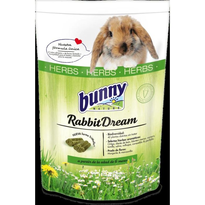 Bunny Nature Alimento Sueño Conejo Enano Hierbas 600 gr Bunny Nature Alimento Sueño Conejo Enano Hierbas 600 gr