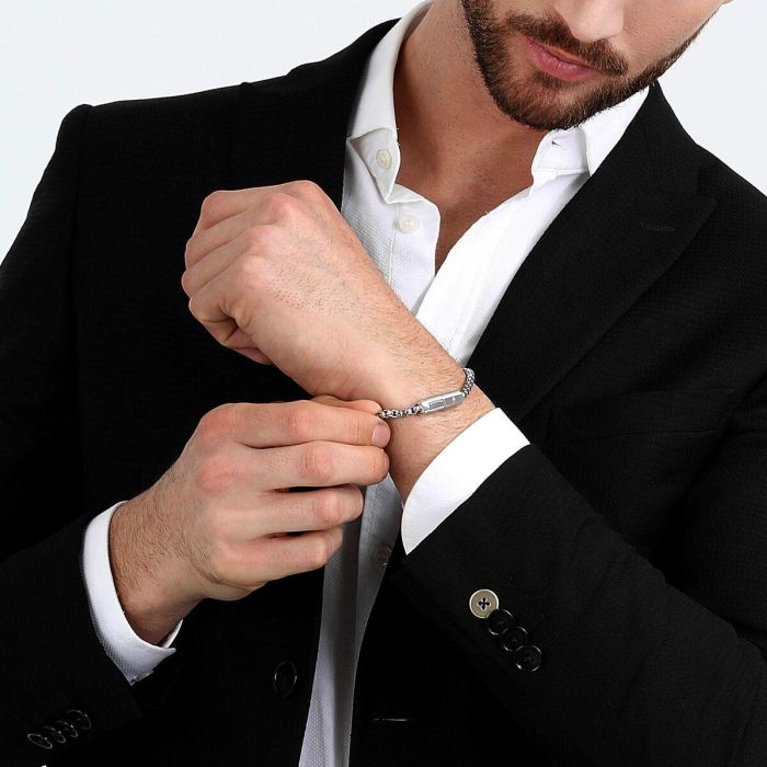 Pulsera Hombre Maserati Acero Inoxidable 22 cm 2