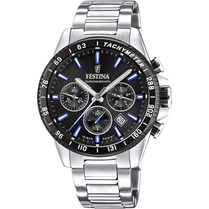 Reloj Hombre Festina F20560/5 Negro Plateado Reloj Hombre Festina F20560/5 Negro Plateado