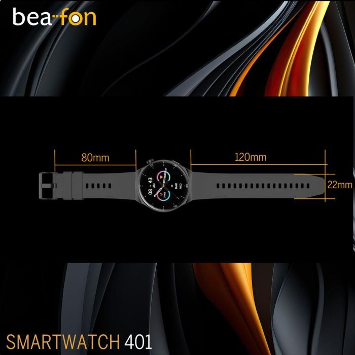 Smartwatch beafon WATCH 401 43 mm 1,43" Negro Plateado 2